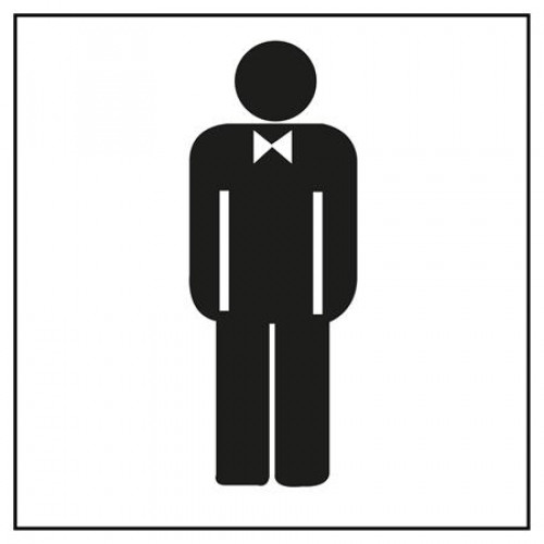 Apli Információs matrica férfi mosdó