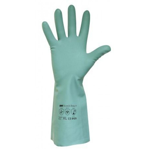 Védőkesztyű akrilonitril L/9-es méret zöld