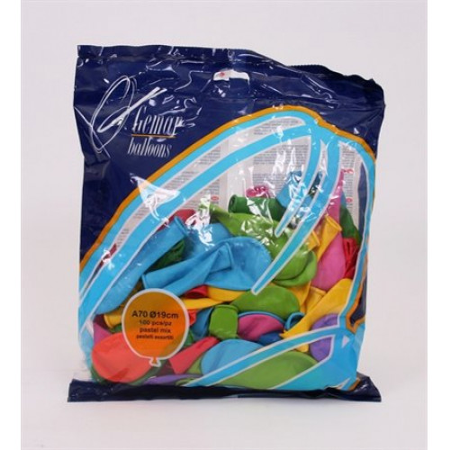 Léggömb 18cm vegyes szín