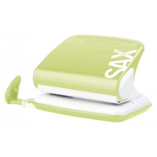 Sax Lyukasztó kétlyukú 20lap Design világoszöld