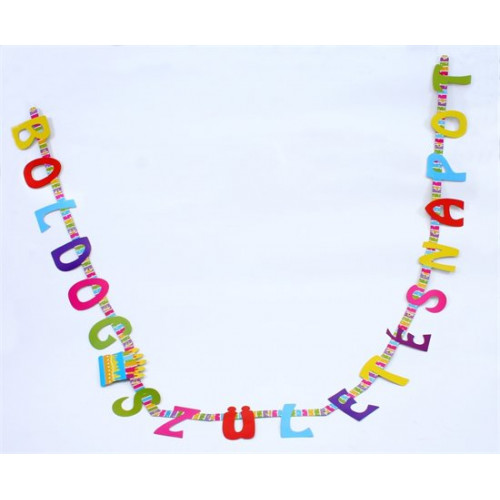 Felirat papír Boldog születésnapot