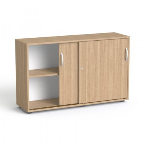 Mayah Szekrény 2 rendező magas tolóajtós polcos Freedom SV-12 kőris