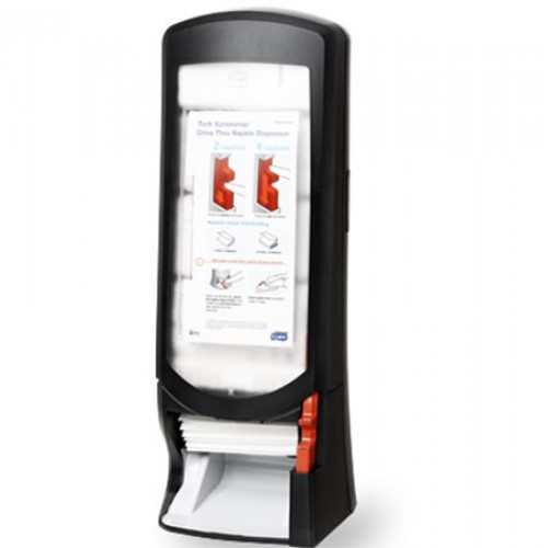 Tork Szalvéta adagoló N4 rendszer 622x235x247mm állvány Xpressnap drive-thru fekete (272250)