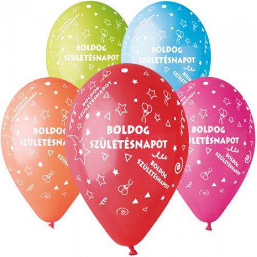Léggömb 30cm Boldog Születésnapot