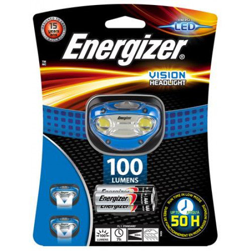 Energizer Fejlámpa 2 LED 3xAAA Headlight Vision