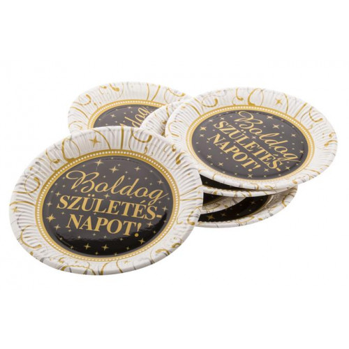 Tányér 23cm Boldog születésnapot