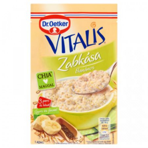 Dr Oetker Zabkása 55g Vitalis banános