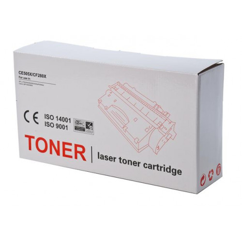 Tender CE505X/CF280X/CRG719 lézertoner univerzális fekete 6,9k