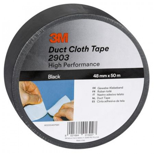 3M Scotch Ragasztószalag vinyl 48mmx50m Duct fekete
