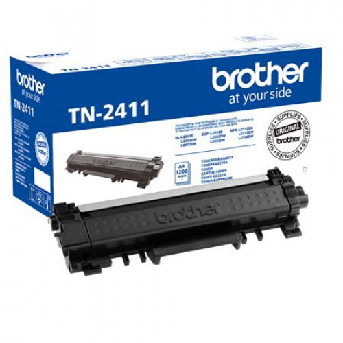 Brother TN2411 Lézertoner MFC-L2712DN MFCL2712DW MFCL2732DW fekete 1,2k