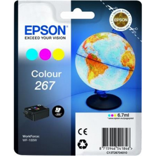 Epson T2670 Tintapatron WorkForce WF-100W nyomtatóhoz színes 6,7ml