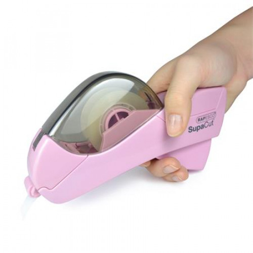 Rapesco Ragasztószalag-adagoló kézi SupaCut rózsaszín