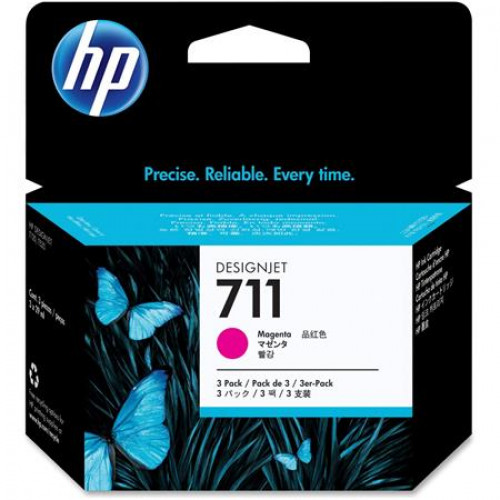 HP CZ135A Tintapatron DesignJet T120 T520 nyomtatókhoz 711 magenta 29ml