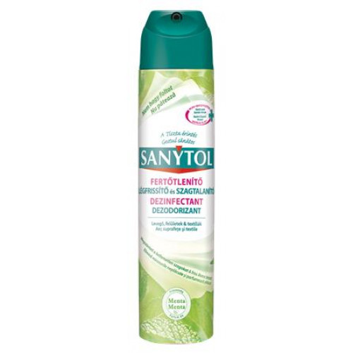 Sanytol Légfrissítő fertőtlenítő 300 ml menta