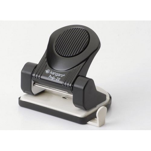 Kangaro Lyukasztó kétlyukú 20lap fém Perfo20 fekete