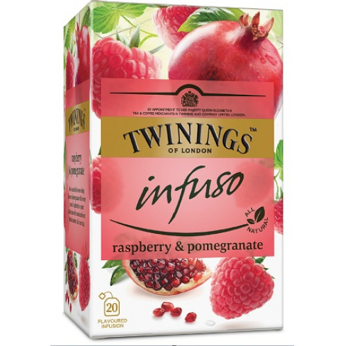 Twinings Gyümölcstea 20x2g Infuso gránátalma és málna