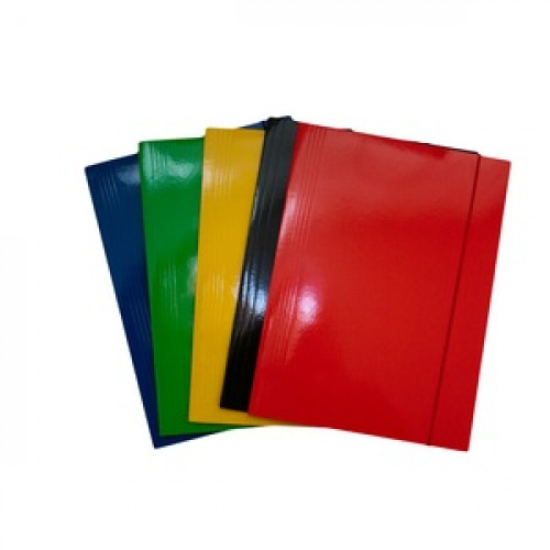 Petit Plus Gumis mappa karton A4 350gr fekete