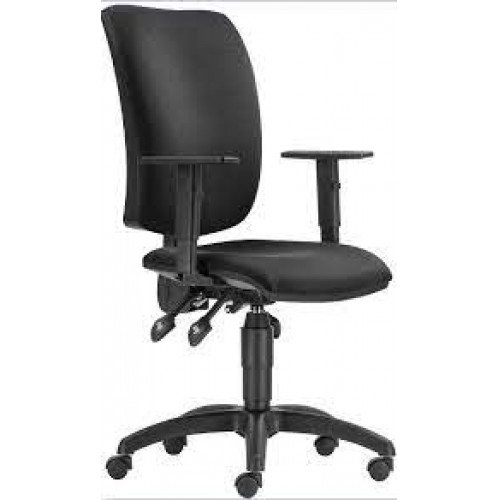 Irodai forgószék állítható karfa REDO ASYN fekete