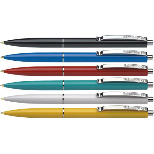 Schneider Golyóstoll 0,5mm nyomógombos K15 kék vegyes színű tolltest