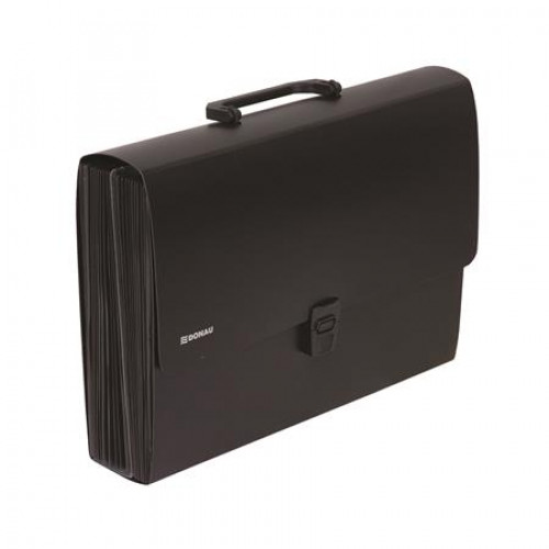 Donau Harmonikamappa irattáska PP 26 rekeszes fekete