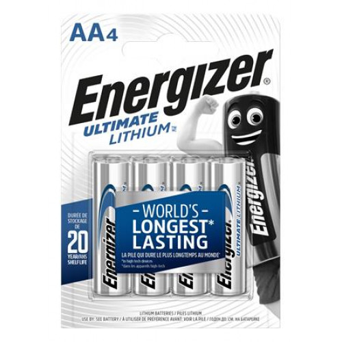 Energizer Elem AA ceruza 4db Lítium Ultimate Lithium