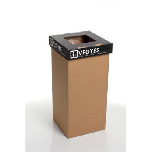 Recobin Szelektív hulladékgyűjtő újrahasznosított 20l Mini fekete