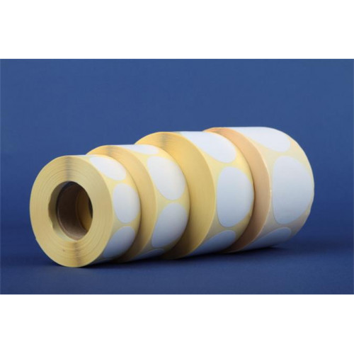Etikett vellum 30mm kör 1000 etikett/tekercs fehér