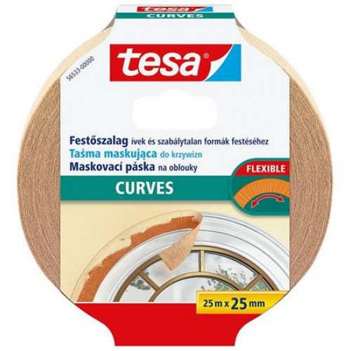 Tesa Festő- és mázolószalag ívekhez 25mmx25m Perfect Curves