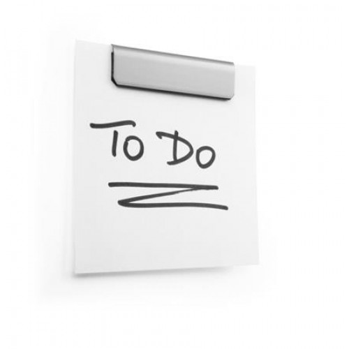 Durable Jegyzettartó klip öntapadó mágneses Durafix Clip ezüst