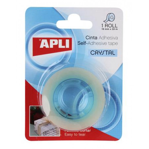 Apli Ragasztószalag 19mmx33m magasfényű Crystal