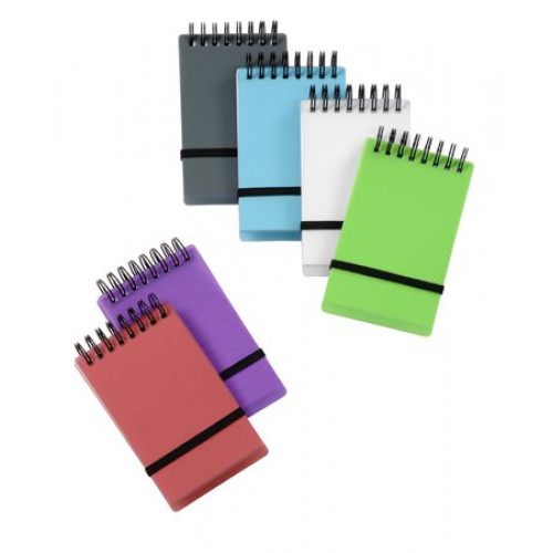 Viquel Spirálnotesz 75x125mm vonalas Propyglass Mini vegyes színek