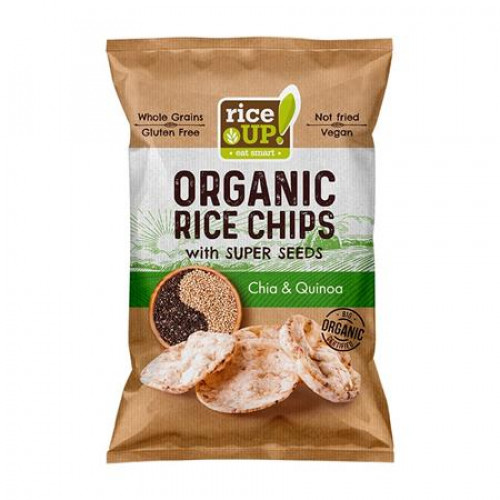 Rice Up Barnarizs chips 25g Bio chia maggal és quinoával