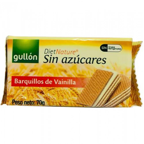 Gullón Nápolyi cukormentes 60g vaníliás