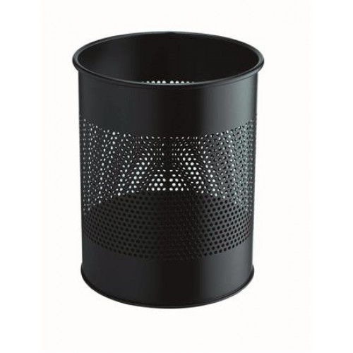 Durable Papírkosár fém 15 liter fekete