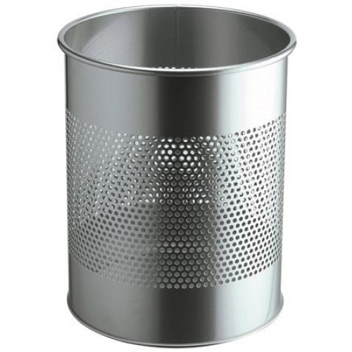 Durable Papírkosár fém 15 liter ezüst