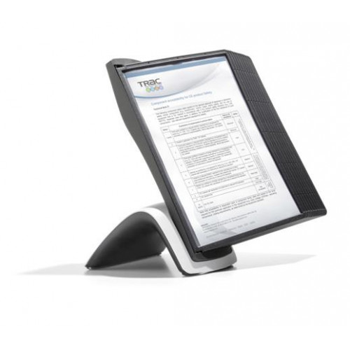 Durable Bemutatótábla tartó asztali 10db bemutatótáblával Sherpa fekete