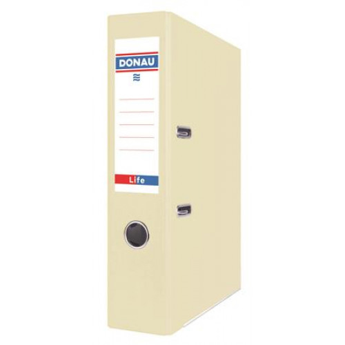 Donau Iratrendező 75mm A4 PP/karton Life pasztell sárga