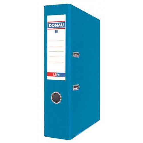 Donau Iratrendező 75mm A4 PP/karton Life neon kék