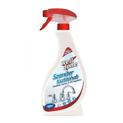 Well Done Fürdőszobai tisztítószer 750ml szaniter tisztító hab