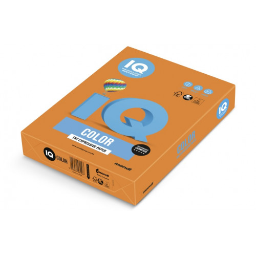 IQ Color Másolópapír színes A4 80g OR43 intenzív narancssárga