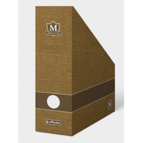 Herlitz Iratpapucs karton 110mm lapraszerelt Montana barna
