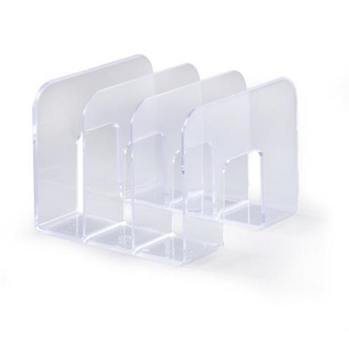 Durable Könyvtámasz-és katalógustartó műanyag Trend áttetsző