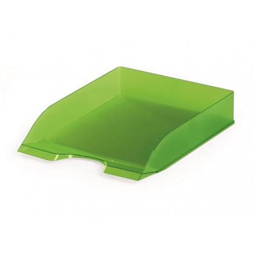 Durable Irattálca műanyag Basic áttetsző világoszöld