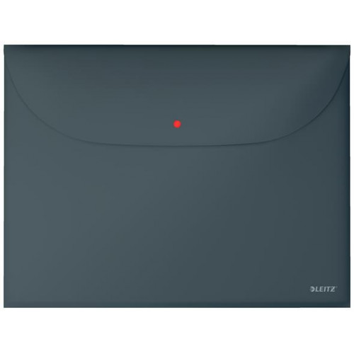 Leitz Irattartó tasak A4 PP pantentos 2 zsebes Cosy bársonyszürke