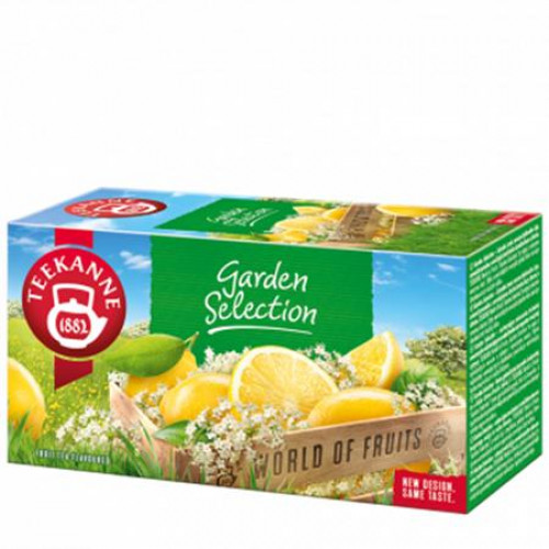 Teekanne Gyümölcstea 20x2,25g Garden Selection bodza-citrom
