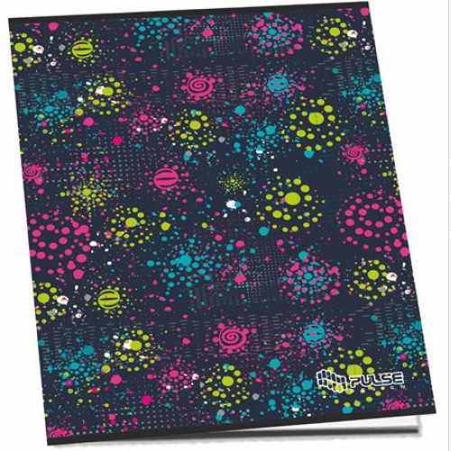 Pulse Füzet tűzött A4 kockás 52 lap Girls