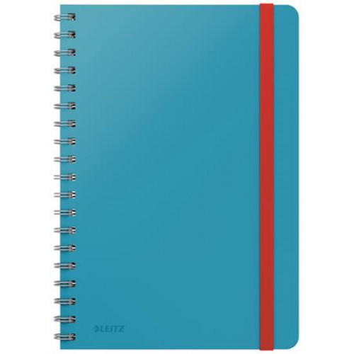 Leitz Spirálfüzet B5 vonalas 80 lap Cosy Soft Touch nyugodtkék