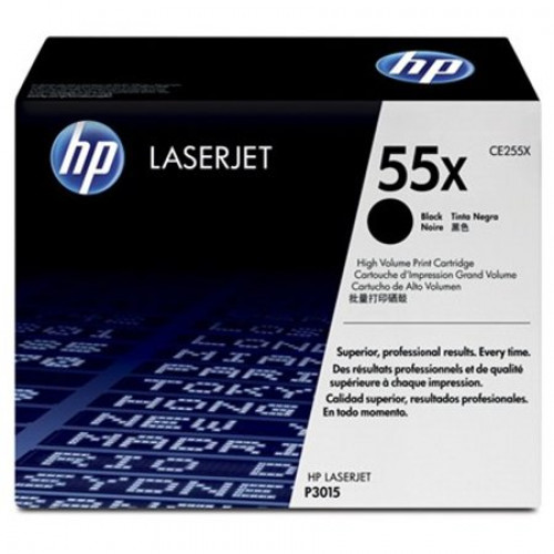 Hp Lézertoner CE255X fekete 12,5k