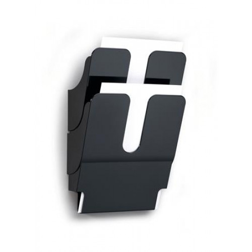 Durable Prospektustartó fali álló A4 Flexiplus 2 fekete