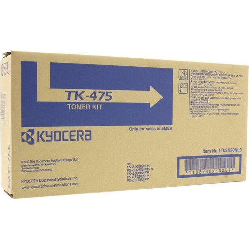 Kyocera Lézertoner fekete 15k TK-475